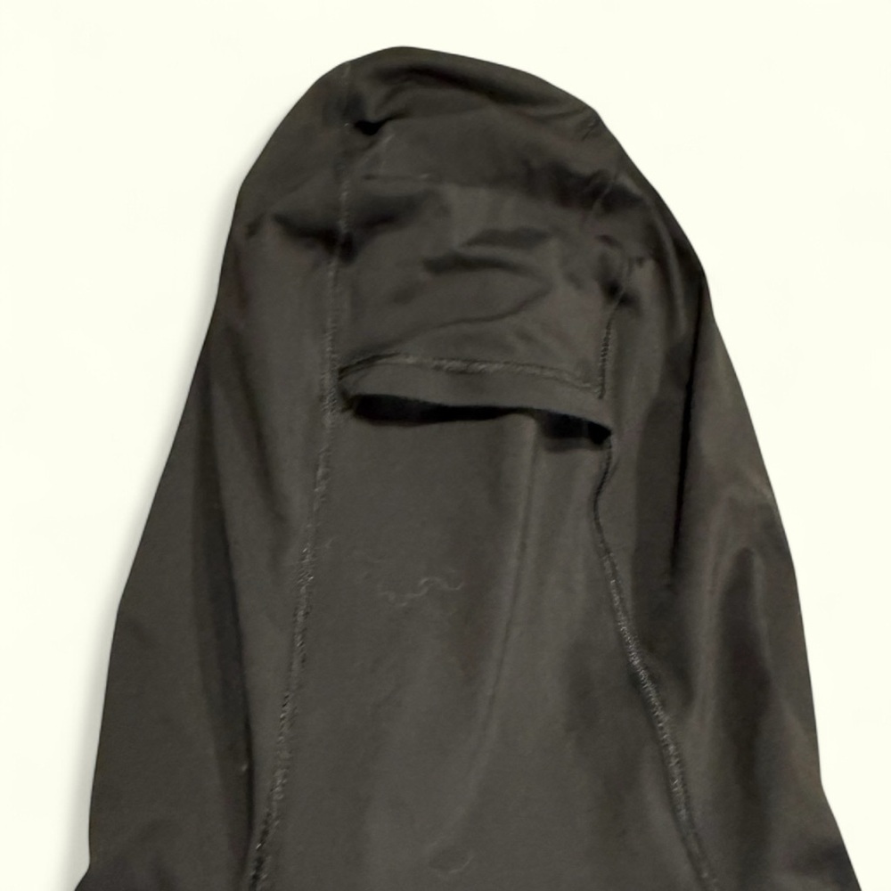 Lululemon Sleek Performance 1/2 Zip Hood Black Jacket Hoodie - Picture 5 of 8